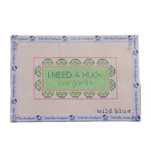 I Need a Hug(e margarita) Needlepoint Canvas